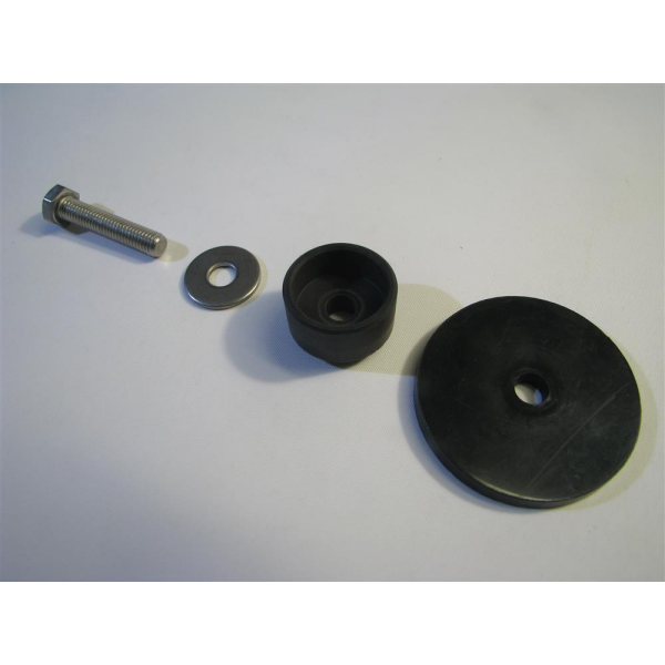 Quick exchange bracket without lever, pair