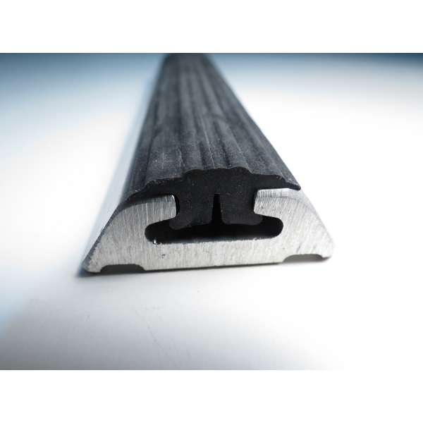 Abdeckgummiprofil Zurrschienen  /11mm univ. schwarz, 1m