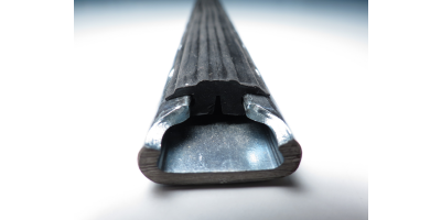 Abdeckgummiprofil Zurrschienen  /11mm univ. schwarz, 1m