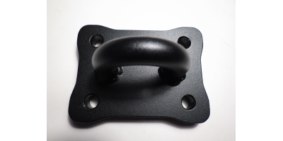 Recovery hook universal for hole pattern 83x56mm, black