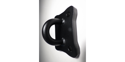 Recovery hook universal for hole pattern 83x56mm, black