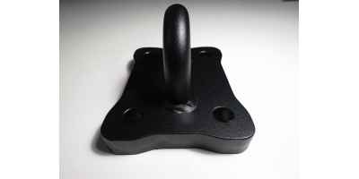 Recovery hook universal for hole pattern 83x56mm, black
