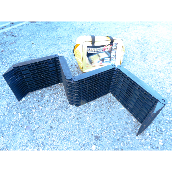 Uniko 6in1 levelling ramp, pair, BLACK