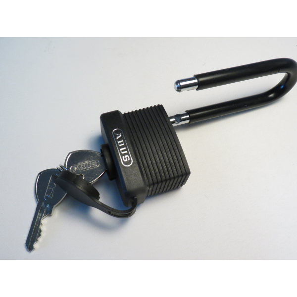 ABUS Bügelschloss aquasafe lang 70IB/45HB63, kpl. schwarz