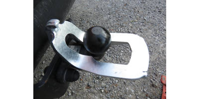 Trailer clutch adaptor, steel zinc plated
