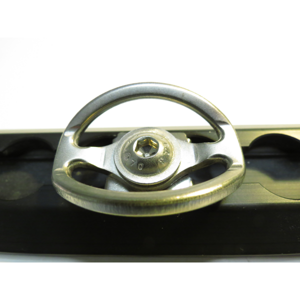 Strap plate double, stainless steel