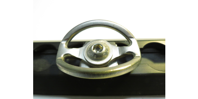 Strap plate double, stainless steel