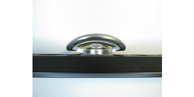 Strap plate double, stainless steel