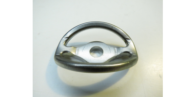 Strap plate double, stainless steel