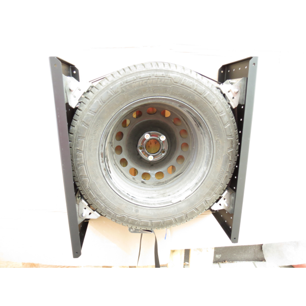 Luggage rack for external spare tires