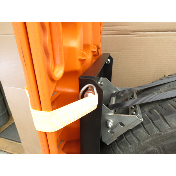 Luggage rack for external spare tires