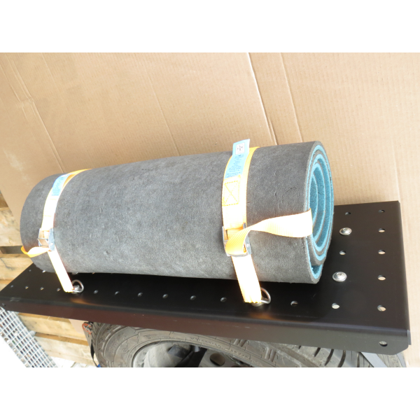 Luggage rack for external spare tires