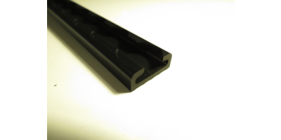 End cap for ailine rail "mini", black