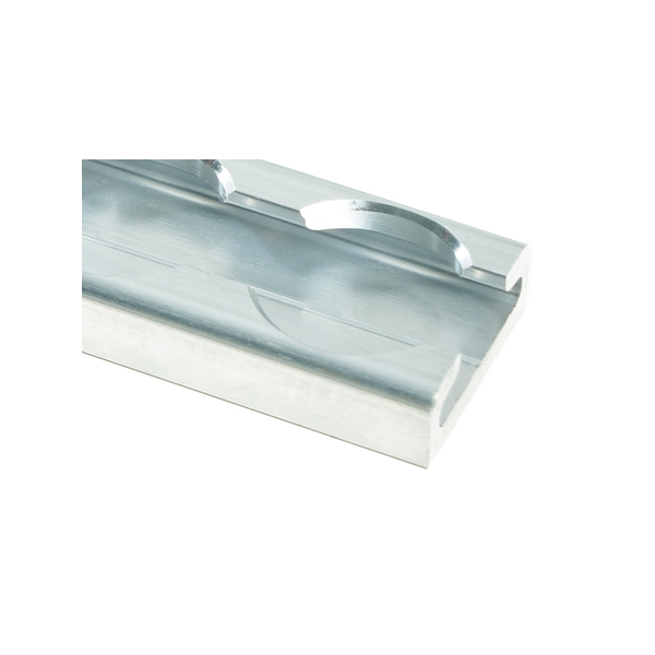 Zurrschiene "mini" schmal, Alu blank, Zuschnitt mm
