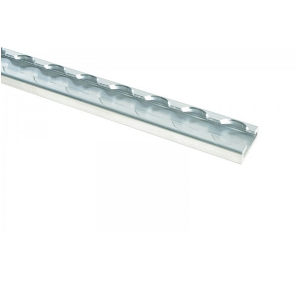 Zurrschiene "mini" schmal, Alu blank, Zuschnitt mm