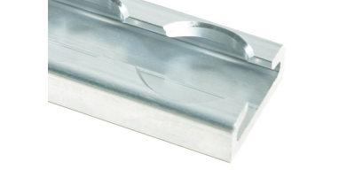 Zurrschiene "mini" schmal, Alu blank, Zuschnitt mm