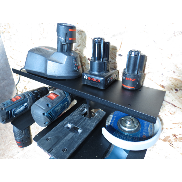 Werkzeugträger universal, Stahlblech schwarz gepulvert