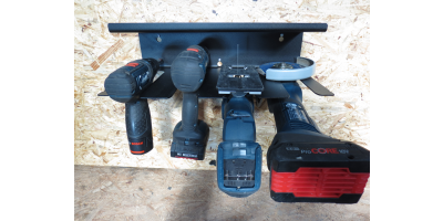 Werkzeugträger universal, Stahlblech schwarz gepulvert