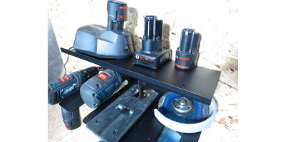 Werkzeugträger universal, Stahlblech schwarz gepulvert