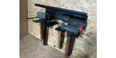 Werkzeugträger universal, Stahlblech schwarz gepulvert