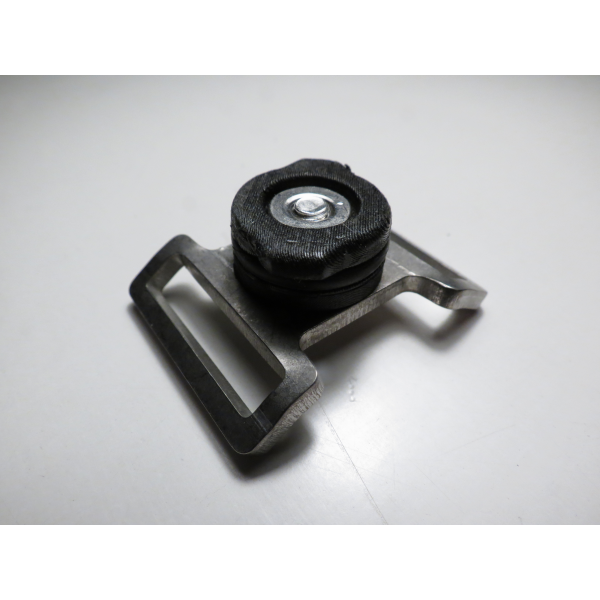 Twist-Fitting "double strap" for airline rails