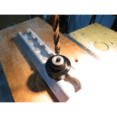 Drilling aid for airline rails 5 + 6mm